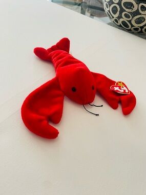 Rare 1993 Pinchers‎ the Lobster Beanie Baby- Limited Edition